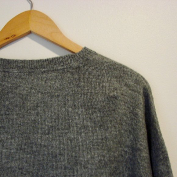 Love & Legend Rudolph Reindeer Gray Sequin Christmas Sweater Plus Size 1X - Picture 13 of 16